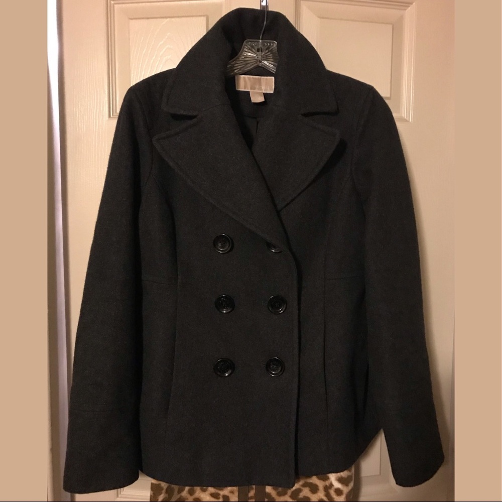 Michael KORS Dark Grey Sz. Small Woman’s Pea Coat!